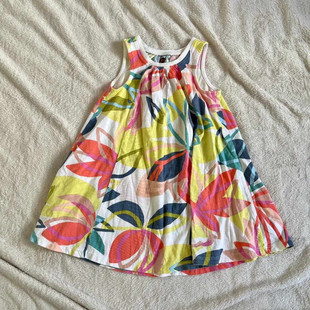 Tea Collection // printed trapeze dress // size 4 // GUC